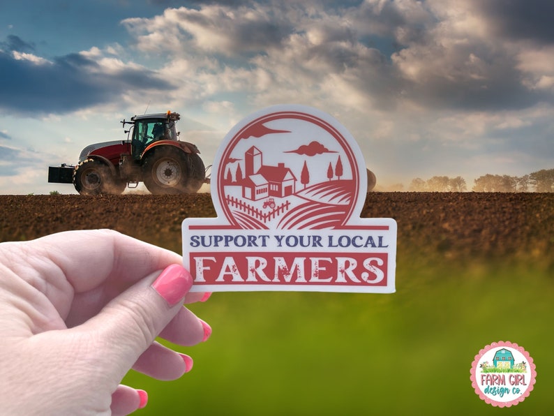 Farming Sticker Pack, Support Local Farms Sticker Bundle, No Farms No Food Sticker, Waterproof Stickers, Agriculture Sticker, Ag Decals image 8