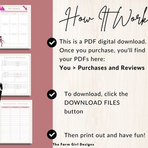 Fab Life Printable Planner, Printable Planner, Daily Planner, Goal ...