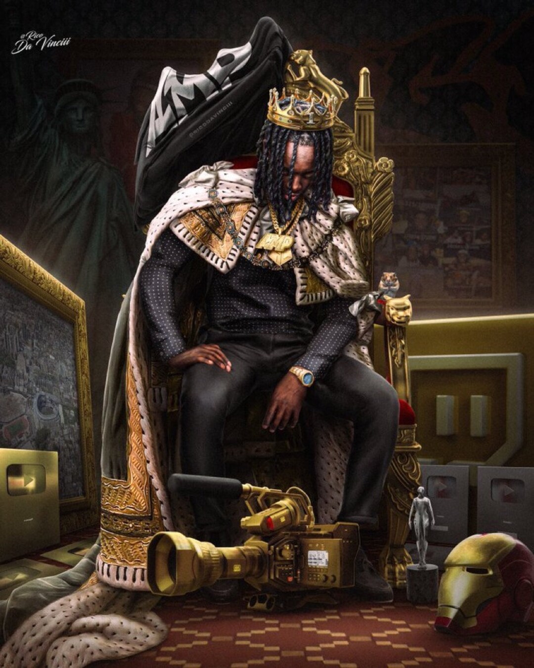 Premium Kai Cenat Mafiathon Poster by Ricodavinciii - Etsy