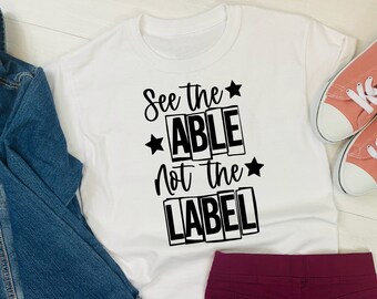 See the Able Not the Label Unisex Jersey Short Sleeve Tee