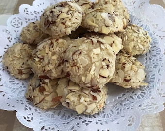 Traditional Italian Almond Cookies - 2 Dozen