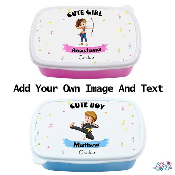 personalised kids lunch box