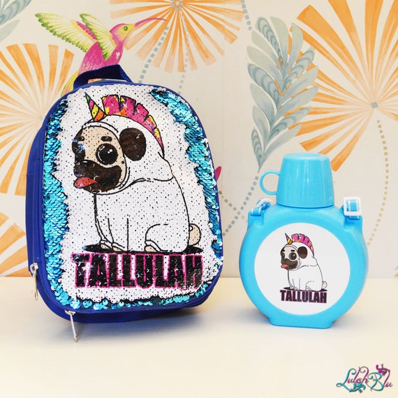 unicorn sequin lunch bag