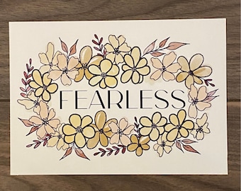 Fearless era, taylor inspired art print