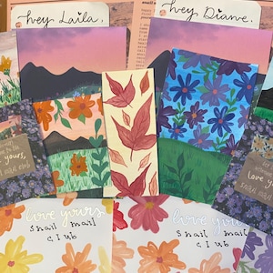 Love Yours, snail mail club, artwork & handwritten letters, monthly subscription image 13