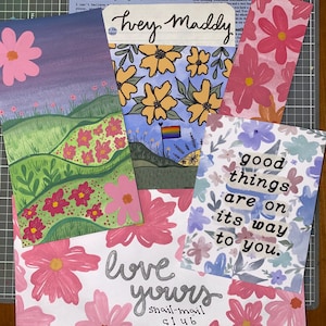 Love Yours, snail mail club, artwork & handwritten letters, monthly subscription image 7