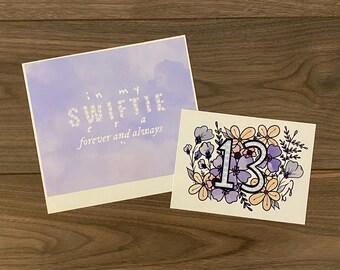 in my Swiftie era, taylor inspired art print, gift set