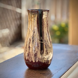 Vase|Handmade Ceramic Vase| Zipper Vase