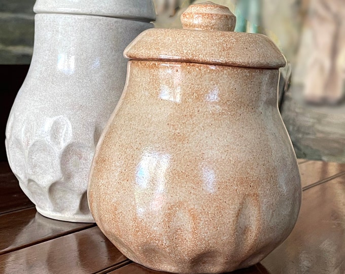 Beige Ceramic container