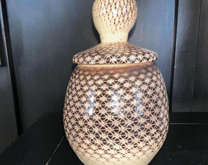 Ornate Ceramic container | HOME DECOR