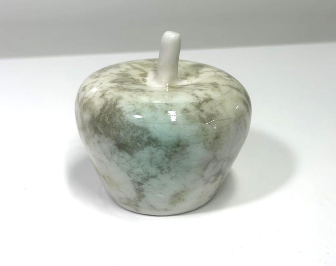 Sage green Ceramic Apple