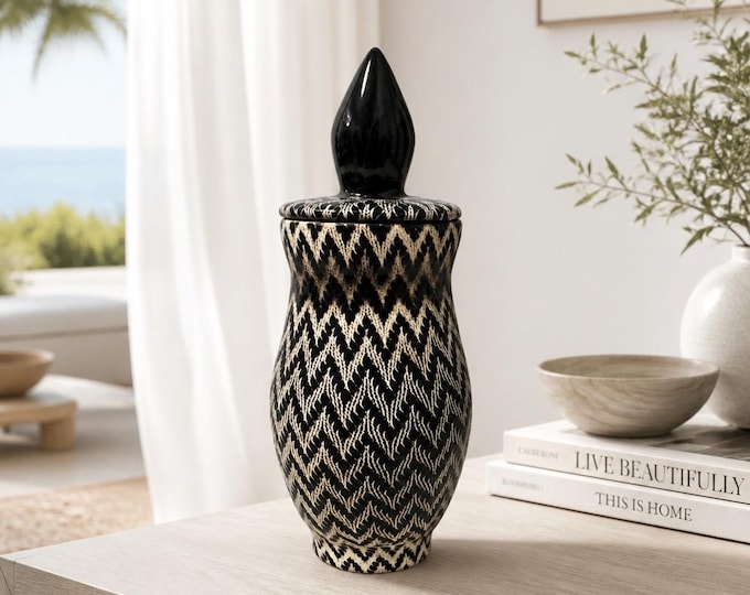 Decorative small lidded Jar | HOME DECOR