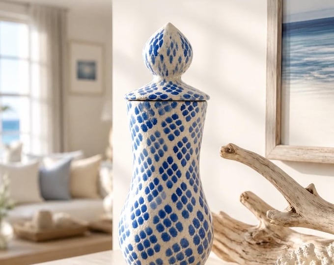 Tall ceramic handmade jar | HOME DECOR | GIFTS