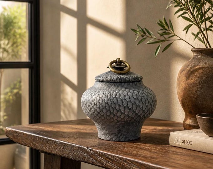 Ancient looking ceramic Container|Home Decor