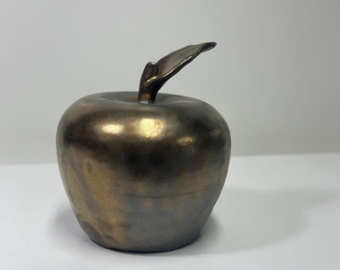 gold ceramic Apple mid-size