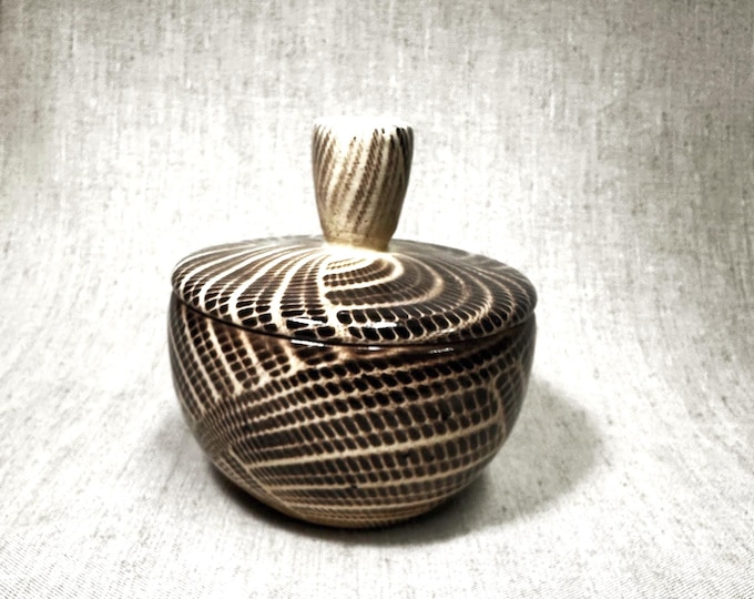 Unique black pattern Jar | HOME DECOR | Candy jar