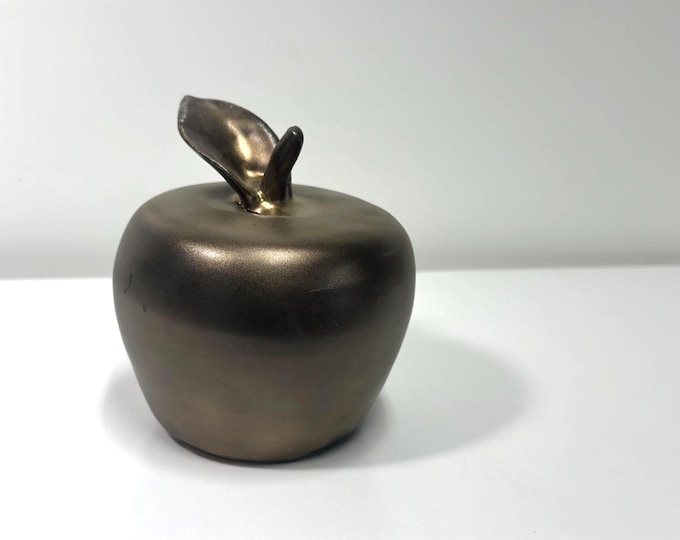 Ceramic Gold Apple