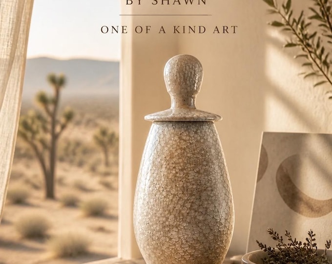 Handmade Ceramic container| HOME DECOR
