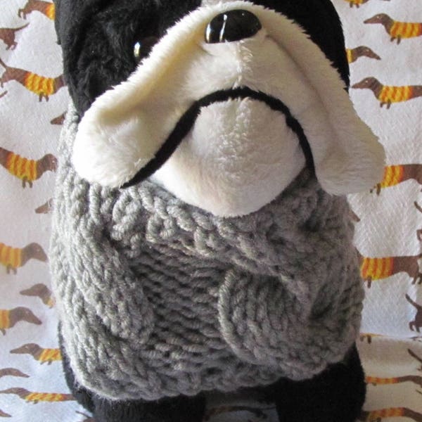 Knitted Dog Scarf Etsy