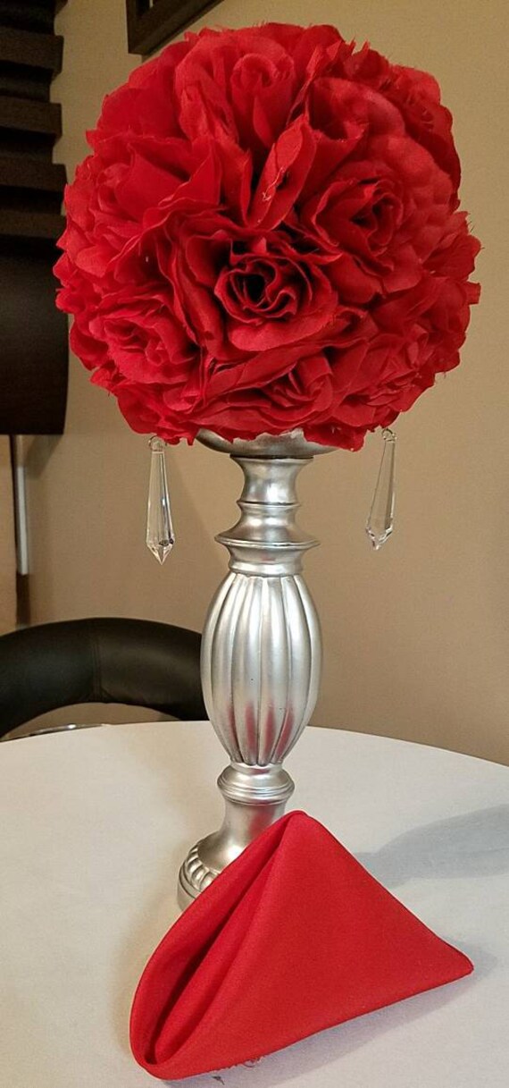 Flower Ball Silk Beautiful Centerpiece Wedding Or Any Other Event By Gloglo Creations Catch My Party