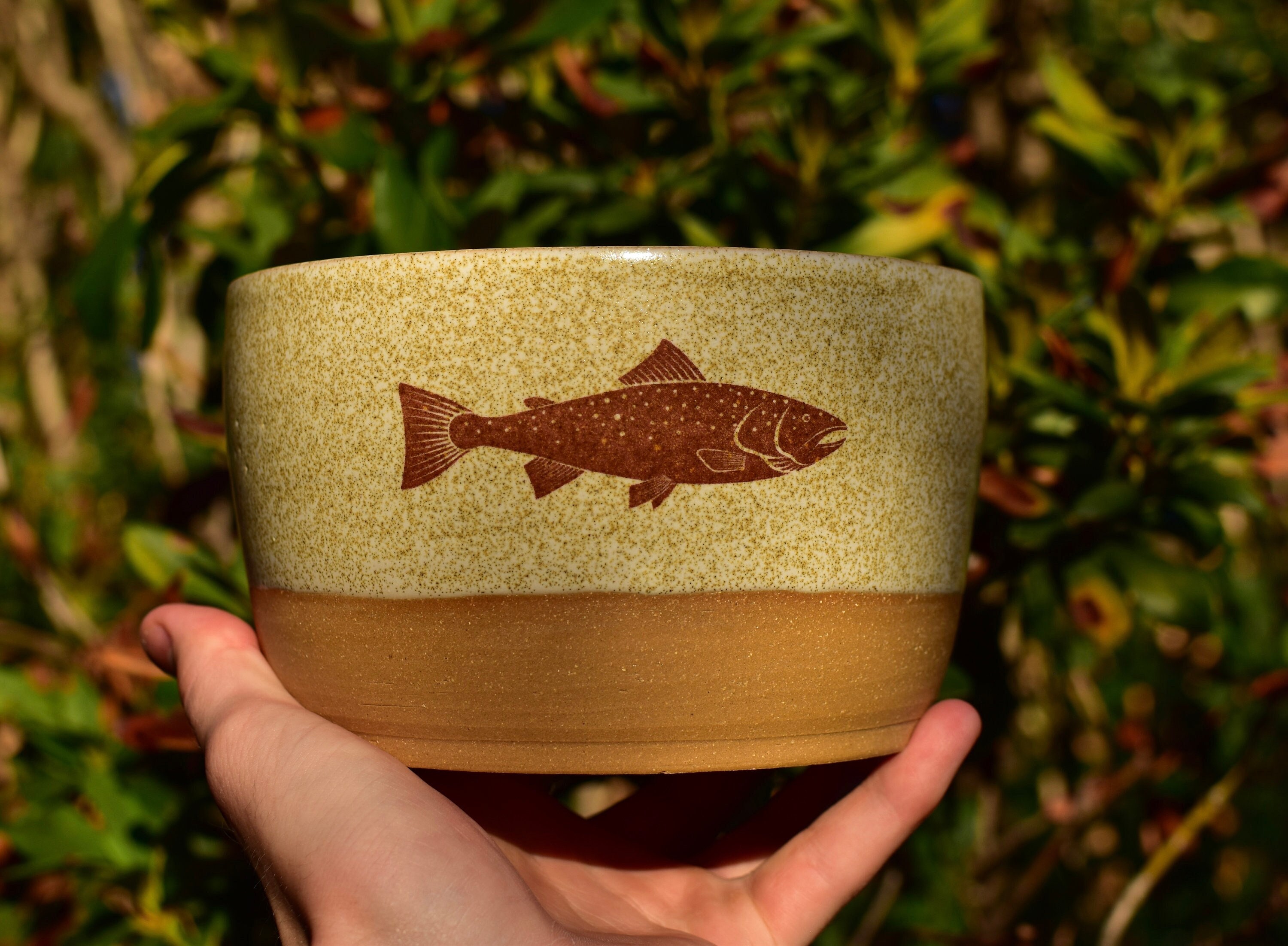 Large Handmade Ceramic Dog Bowl water/food bowl Pottery dog Etsy