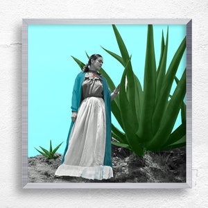 Frida Khalo Druck | Frida Khalo Poster | Vintage Khalo Kunst | Frida Druck | Schwarzweiß Foto | Frida Khalo Foto |