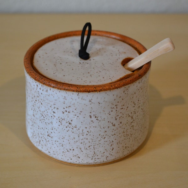 Sugar Bowl and Spoon Etsy