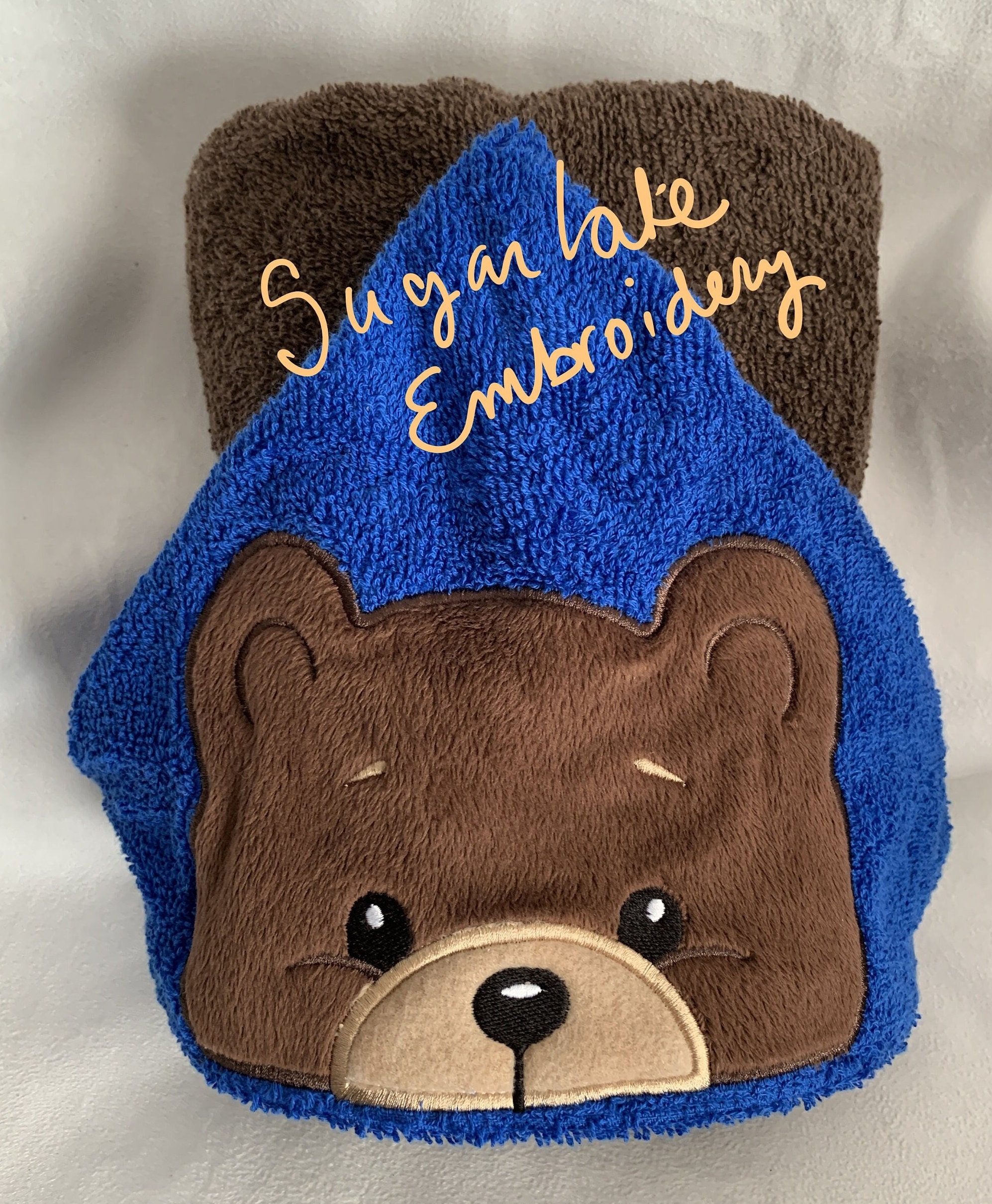 TEDDY BEAR Hooded Towel - Etsy