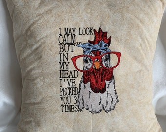 Almohada GALLO DIVERTIDO