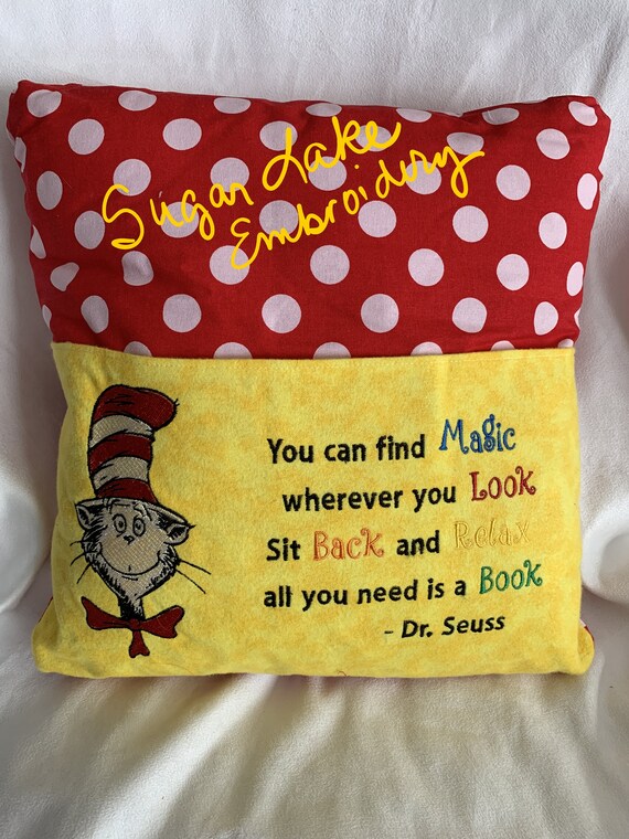 Etsy reading clearance pillow