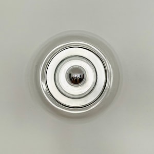 1 of 3 Mid-Century Modern Donut Wall or Ceiling Lamps by Doria | 1960s