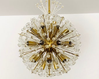 Austrian Dandelion Chandelier by Emil Stejnar for Rupert Nikoll | 1950s