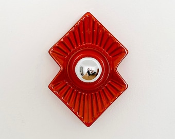 Mid-Century Modern Ceramic Wall Lamp | 1960s