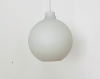 Lovely Mid-Century Modern Opaline Pendant Lamp by Aloys Gangkofner for Peill and Putzler | 1950s