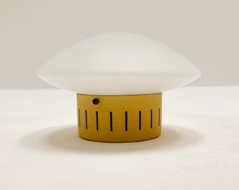 Lovely Mid-Century Modern Opaline Wall or Ceiling Lamp | 1950s