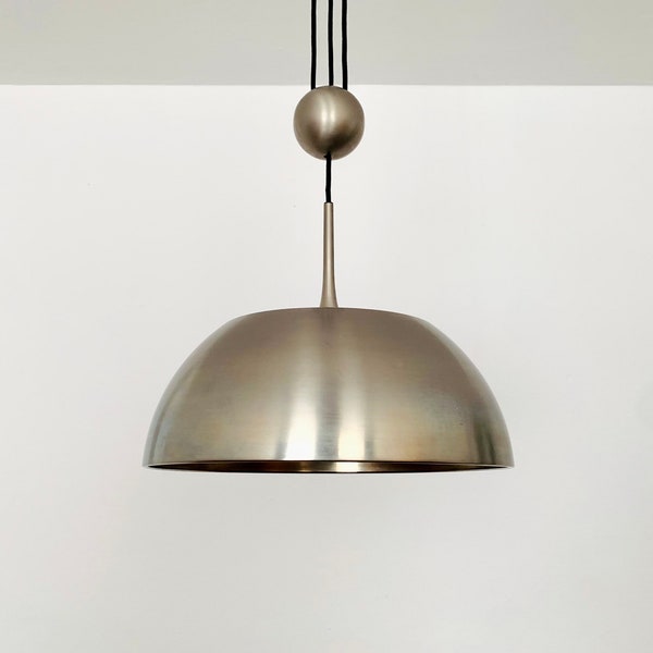 Breathtaking Mid-Century Modern Pendant Lamp with Counterweight by Florian Schulz | 1970s