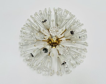 オーストリアのタンポポの壁または天井ランプ、エミール・シュタイナー作、ルパート・ニコル | 1950年代