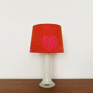 Swedish Mid-Century Modern Glass Table Lamp by Uno and Östen Kristiansson for Luxus | 1960s