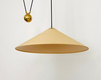 Adjustable Pendant Lamp with Counterweight by Florian Schulz | 1960s