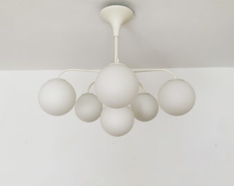 Mid-Century Modern Sputnik chandelier by Max Bill for Temde | 1960s