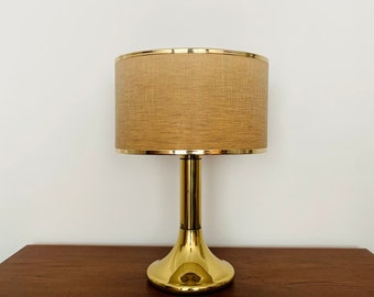 Large Mid-Century Modern brass table lamp, 1960s