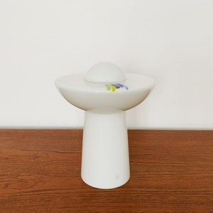 Space Age Mushroom Glass Table Lamp by Peill and Putzler | 1960s