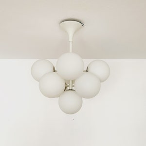Mid-Century Modern Sputnik Chandelier by Max Bill for Temde | 1960s