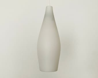 Mid-Century Modern opaline pendant lamp by Aloys Gangkofner for Peill and Putzler | 1950s