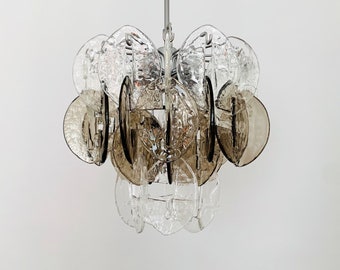 Mid-Century Modern Murano Murano Glass Chandelier by Carlo Nason for Kalmar | 1960s