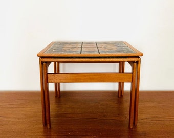 Danish Mid-Century Modern Teakwood Nesting Tables by Ox Art for Trioh | 1960s