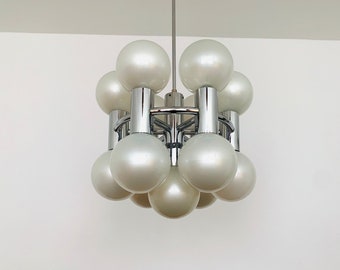 Amazing 1970s Sputnik chandelier by Motoko Ishii for Staff