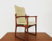 Danish Mid-Century Modern rosewood high back armchair 1960s