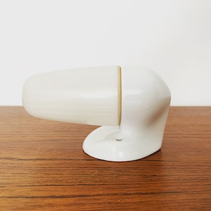 Beautiful Mid-Century Modern ceramic wall lamp by Wilhelm Wagenfeld for Lindner | 1950s
