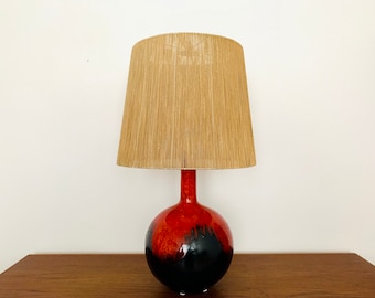 Large Mid-Century Modern Ceramic Table Lamp | 1960s